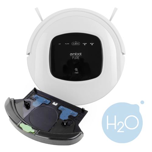 180€ sur Robot aspirateur et laveur AMIBOT Pure H2O Connect Amibot Pure H2O : prix, test, avis et actualités Les