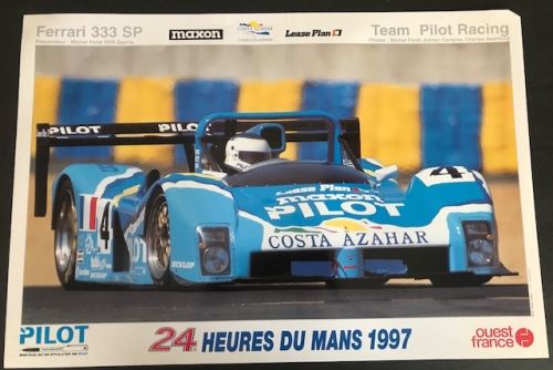 24H du Mans - 1997 - Ferrari 333 SP - AFFICHE