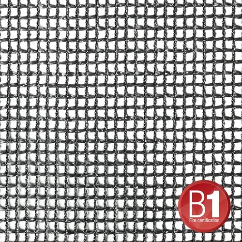Adam Hall 0156X36B toile à mailles type 201 3 x 6 mètres, noir