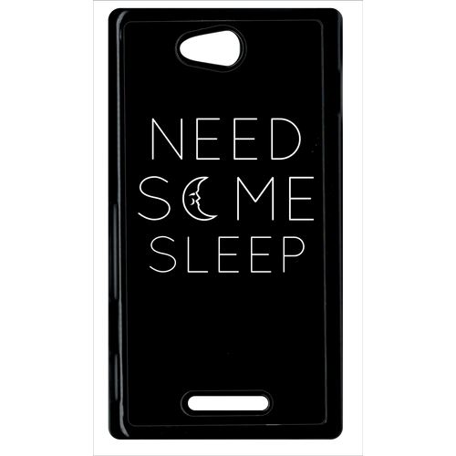 Coque Sony Xperia C Need So Me Sleep