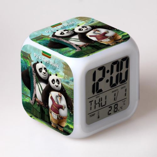 Stack Réveil Enfant Led Multifonctionnel Coloré - Kung Fu Panda9 #7 - Image 2