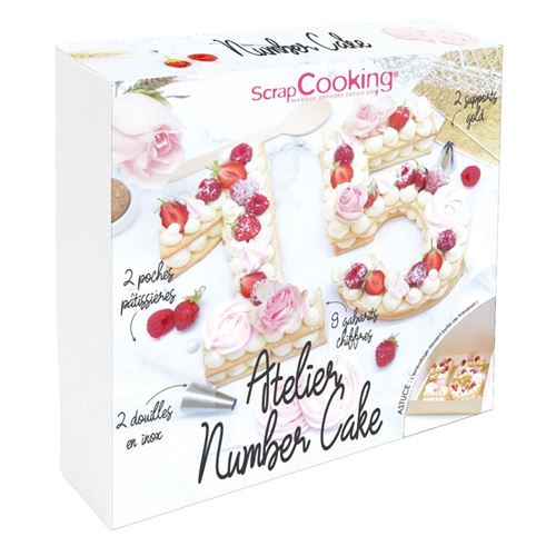 Coffret atelier number cake - ScrapCooking