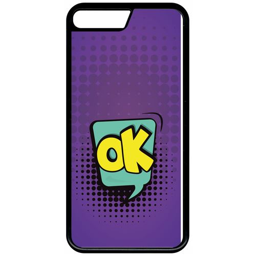 Coque Apple Iphone 7 Ok Fond Mauve