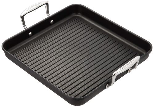Le Creuset Les Forgées Gril Carrè Avec Double Poignée 28 Cm Noir