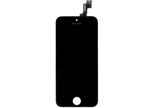 Vitre Face Avant et Surface Tactile Apple iPhone 5S Noir