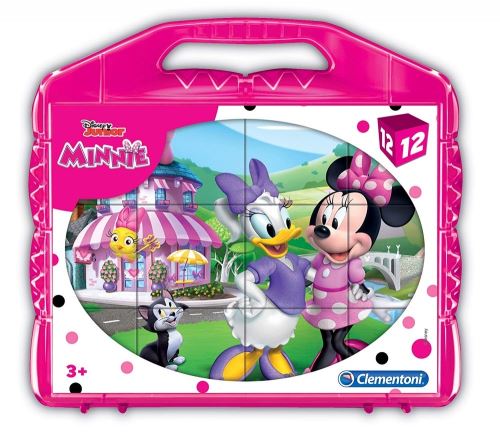 Clementoni casse-tête Cubi 12 - Minnie Mouse 12 blocs