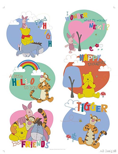 Inademen Mysterieus schakelaar Stickers géant Bébé Winnie l'Ourson Disney 65x85cm - Décoration des murs -  Achat & prix | fnac