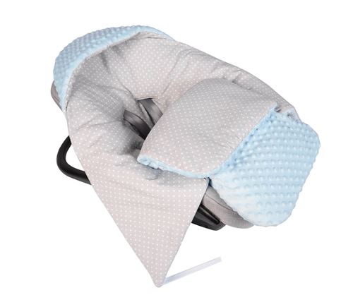 Fizi Nid D Ange Pour Siege Auto Nacelle Poussette 80x40 Cm Couverture Nomade Bebe Hiver Chanceliere Tissu Polaire Minky Bleu Blanc Chanceliere Achat Prix Fnac