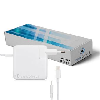 Alimentation Pour Apple Macbook Pro 13 Mpxy2x/a Adaptateur Chargeur 61w -visiodirect- - 1