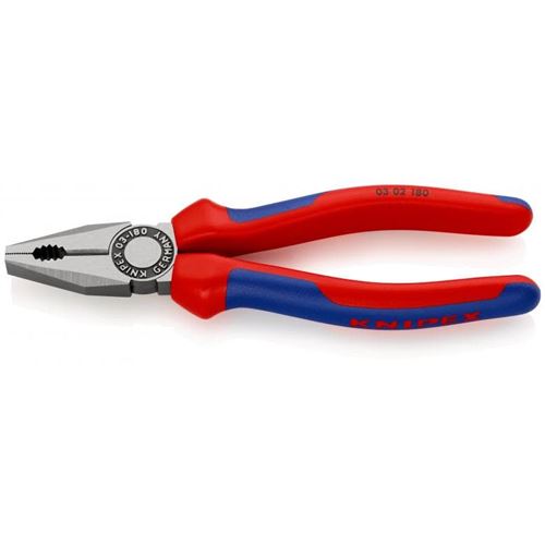 Knipex 03 02 180 Combination Pliers Multi Component Grips 180mm
