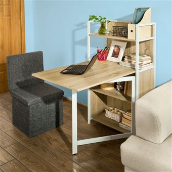 Sobuy Fwt12 N Table Pliante Armoire Avec Table Pliable Integree
