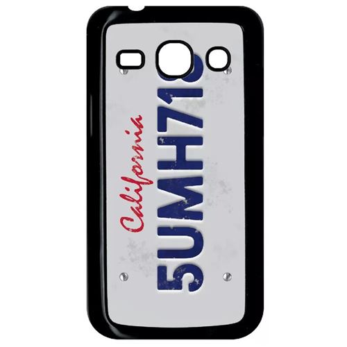Coque Samsung Galaxy Core+ Plus Plaque Californie