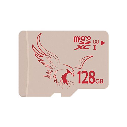 Carte mémoire micro SD BRAVEEAGLE 128Go Carte mémoire microSD à vitesse de lecture UHD 80 Mo/s ultra haute vitesse UHS-I microSDXC p
