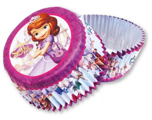 Amscan cupcake formes Sofia the First 24 pièces rose