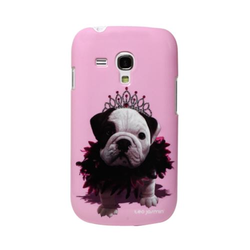 Coque rigide teo jasmin queen tjqueencovgs3m pour Samsung Galaxy s3 mini i8190 rose