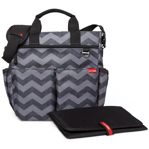 Sac à Langer Duo Signature - Chevron Tonal