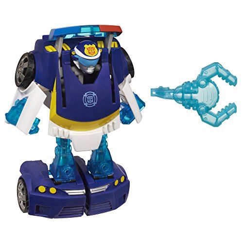 Transformers Playskool Heroes Les robots de sauvetage dynamisent la figurine policière Bot-Police, de 3 à 7 ans (exclusivité Amazon)