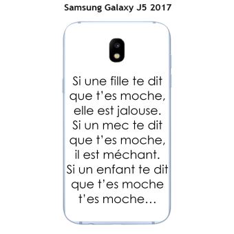 coque samsung j5 2017 texte