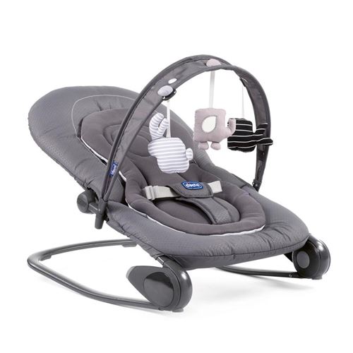 Chicco chaise longue junior 62 x 60 cm textile gris foncé 3 pièces