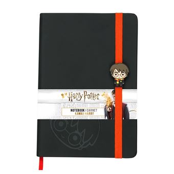 Carnet de notes Harry Potter Kawaii Noir