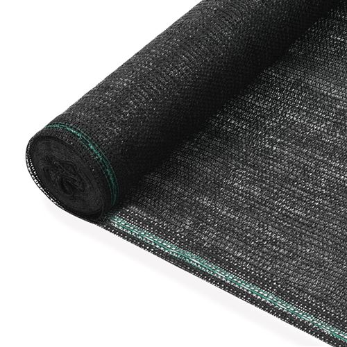vidaXL Tennisnet 1,8x50 m HDPE zwart