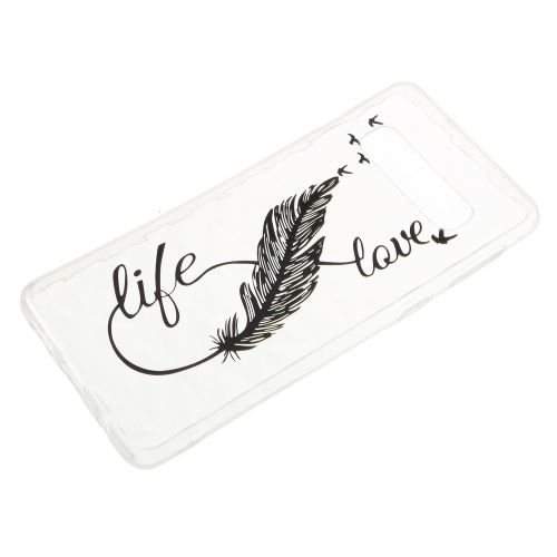 Coque en TPU motif 3D diamant tendre plumer pour votre Samsung Galaxy S10
