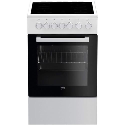 Beko FSS57100GW - Cuisinière - pose libre - largeur : 50 cm - profondeur : 60 cm - hauteur : 85 cm - classe A - blanc