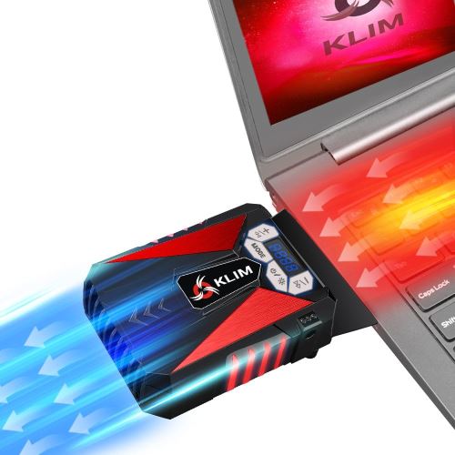 Refroidisseur Klim Cool Rouge pour ordinateur portable Gaming