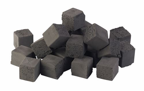 Charbon de coco 1ère qualité pour BBQ de table, 1 kg
