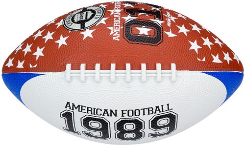 New Port Football américain grand 28 cm marron/bleu/blanc/blanc