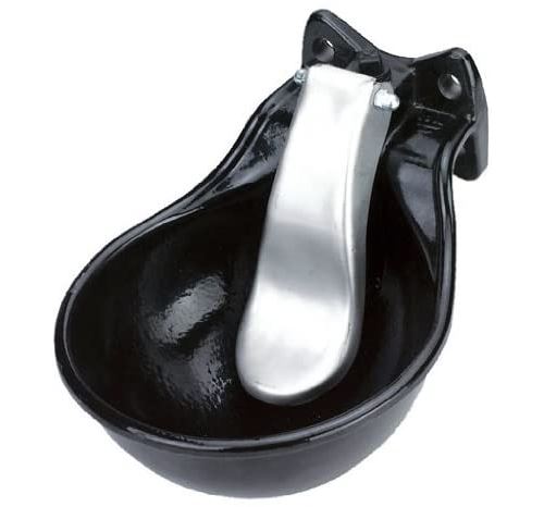 Meilleurs prix pour Kerbl Abreuvoir en Fonte avec Poussoir en Acier Inoxydable pour Cheval 1,45 L