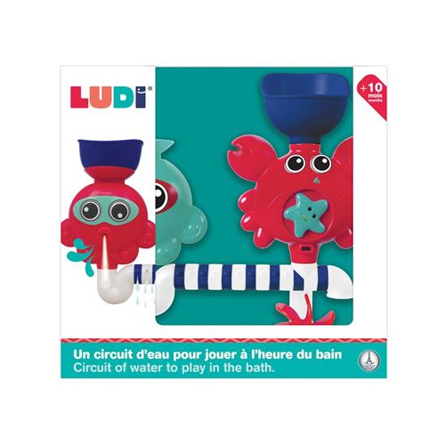 Ludi Multicolore Set Jouet Pour Le Bain Crabe