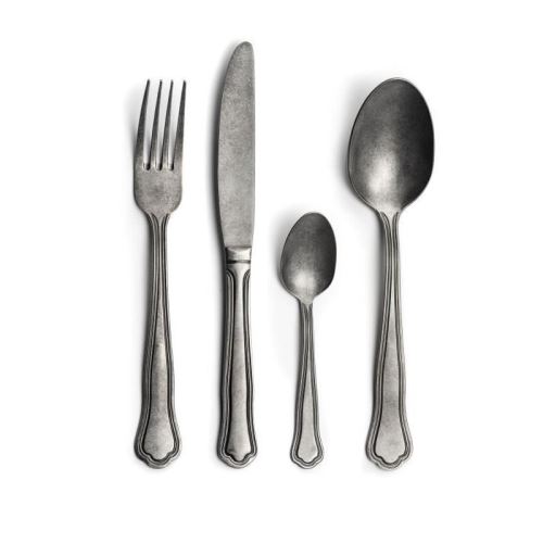 AMEFA - 129251 - Ménagere 16 pieces - Coffret 4 personnes - Contour Urfé Noir Vintage