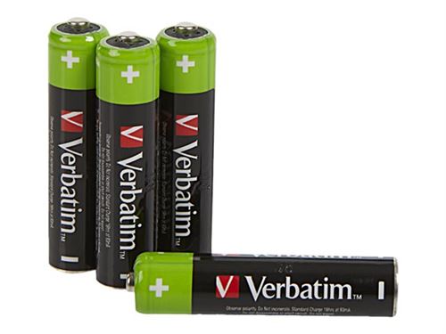 Verbatim Premium - Batterij 4 x AAA / HR03 - NiMH - (oplaadbaar) - 950 mAh