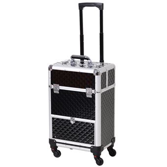 Valise trolley maquillage mallette
