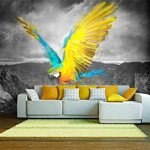 Papier peint Exotic parrot-Taille L 450 x H 270 cm