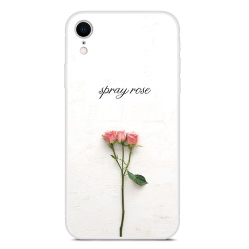 Coque en TPU impression de motifs rose pour votre Apple iPhone XR 6.1 inch
