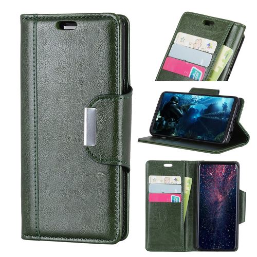 Etui en PU brillant vert armé pour votre HTC Desire 12s