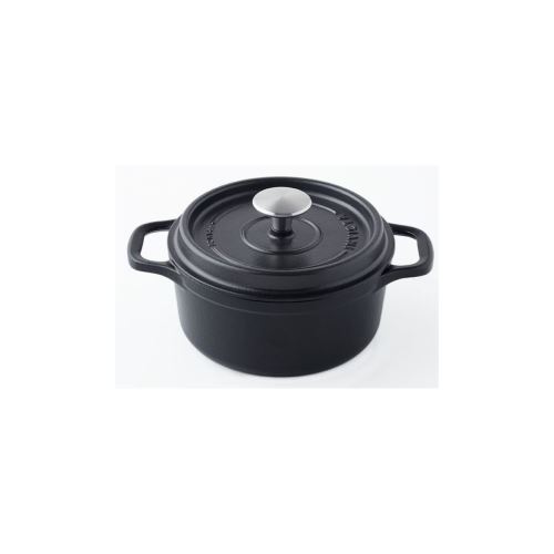 Invicta Cocotte Ronde - O 20 Cm - Noir - Tous Feux Dont Induction