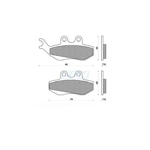 Plaquette frein 37 newfren av adapt. beta rr 50/125 2004 -/generic tiger/ksr/thorn (pr)