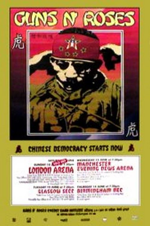 GUNS N' ROSES - 100x150 cm - AFFICHE / POSTER