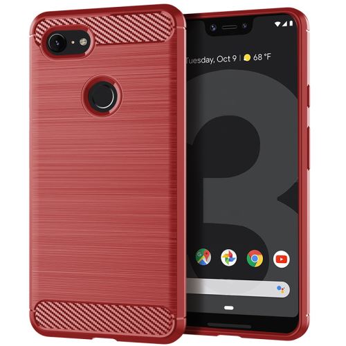 Etui Coque de protection durable souple pour Google Pixel3 XL - Rouge