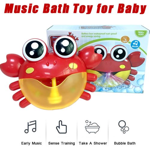 Crabe musical avec bulles de savon pour le bain Crabbly InnovaGoods  InnovaGoods - Autre jeu de plein air - Achat & prix
