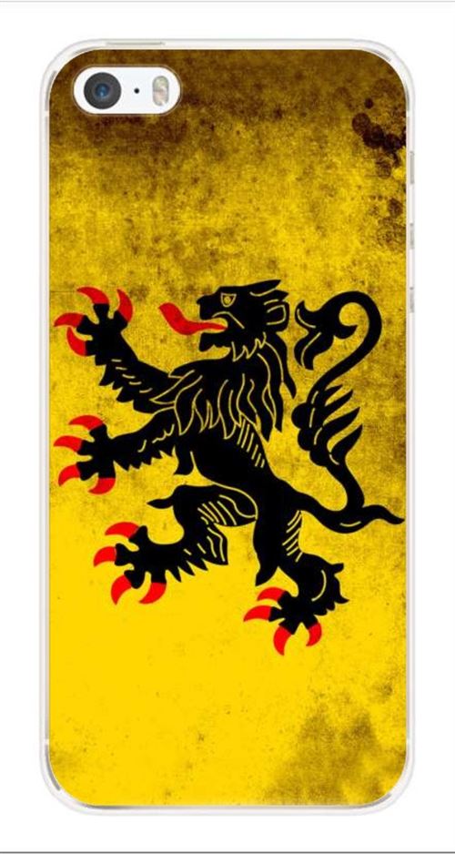 Coque en silicone imprimée compatible iPhone 5 iPhone 5S Drapeau Nord