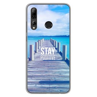 Coque en silicone imprimée compatible Huawei Nova 4 Stay positive - 1