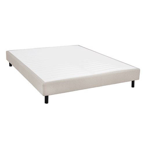 Tapikit - sommier tapissier d&eacute;montable 160x200cm 2x20 lattes gris lin