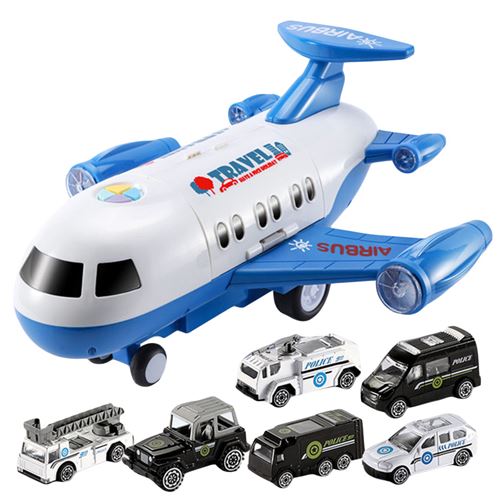 Avion De Stockage Mini Voiture Avec Éclairage Bleu Ka90