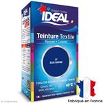 IDEAL Teinture textile liquide maxi bleu marine 75ml pas cher 