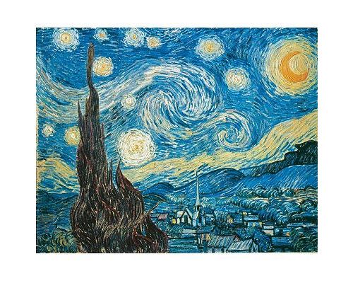 CLEMENTONI Puzzle 2000 Pi&egrave;ces : Van Gogh : La nuit &eacute;toil&eacute;e - Museum,  