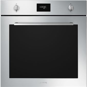 Smeg Cucina SFP6401TVX1 - Four - encastrable - niche - largeur : 55.4 cm - profondeur : 56 cm - hauteur : 58.3 cm - avec système auto-nettoyant - classe A+ - acier inoxydable - 1
